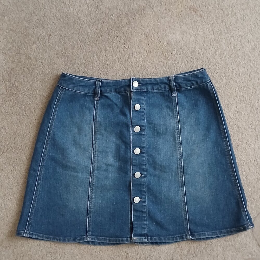 Mossimo Jean Skirt Plus Size